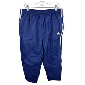 Vintage Y2K Adidas Blue BreakAway Lined Track Pants Size XL